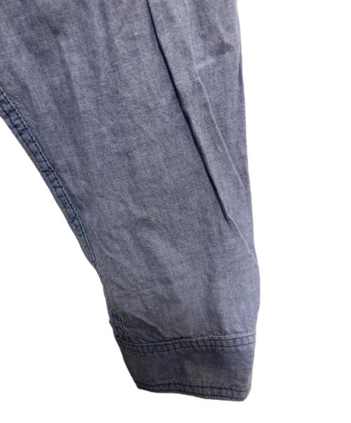 POST O'ALLS（ポストオーバーオールズ）POST O'ALLS (ポストオーバーオールズ) シャンブレーシャツ ブルー サイズ:XLの古着・服飾アイテム