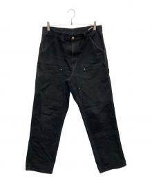 Carhartt WIP（カーハート ワーク イン プログレス）の古着「DOUBLE KNEE PANT Dearborn／ダブルニーパンツディアボーン」｜ブラック
