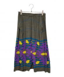 me ISSEY MIYAKE（ミーイッセイ ミヤケ）の古着「ウール混パンツ」｜グレー