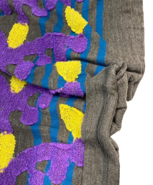 me ISSEY MIYAKE（ミーイッセイ ミヤケ）me ISSEY MIYAKE (ミーイッセイ ミヤケ) ウール混パンツ グレー サイズ:FREEの古着・服飾アイテム