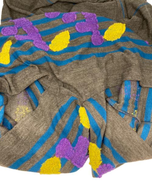me ISSEY MIYAKE（ミーイッセイ ミヤケ）me ISSEY MIYAKE (ミーイッセイ ミヤケ) ウール混パンツ グレー サイズ:FREEの古着・服飾アイテム