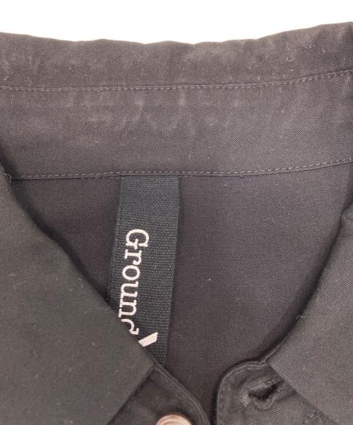 GROUND Y（グラウンドワイ）GROUND Y (グラウンドワイ) テンセルジャンボシャツ ブラック サイズ:3の古着・服飾アイテム