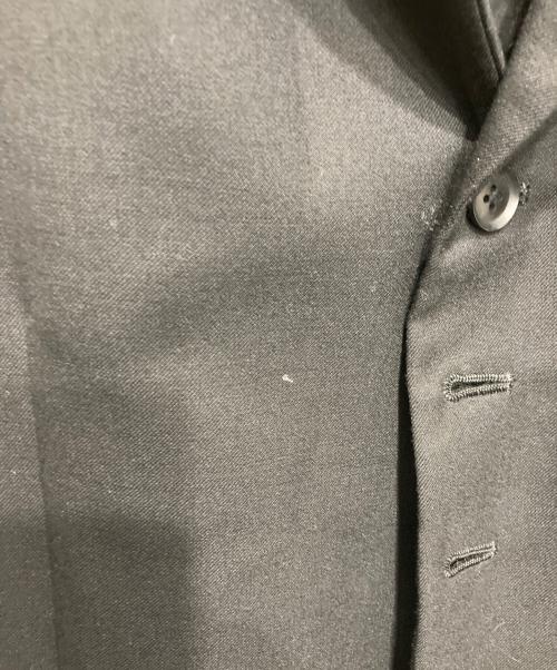 GROUND Y（グラウンドワイ）GROUND Y (グラウンドワイ) ギャバジン シングルロングベスト ブラック サイズ:３の古着・服飾アイテム