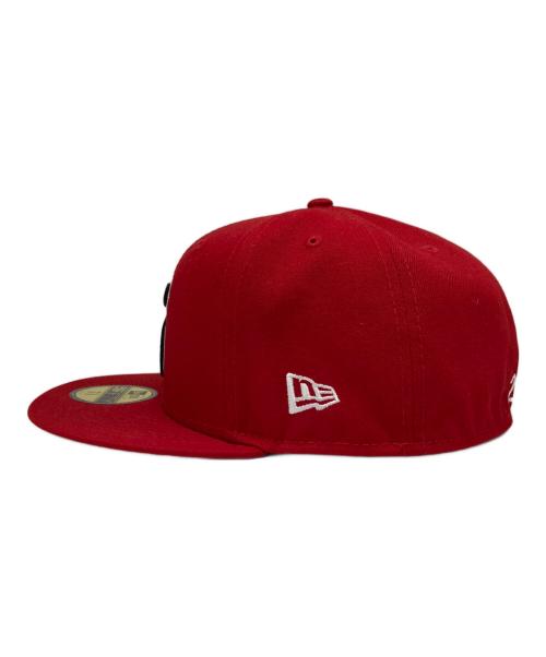 SUPREME（シュプリーム）SUPREME (シュプリーム) New Era (ニューエラ) Devil S Logo Cap レッド サイズ:73/8の古着・服飾アイテム