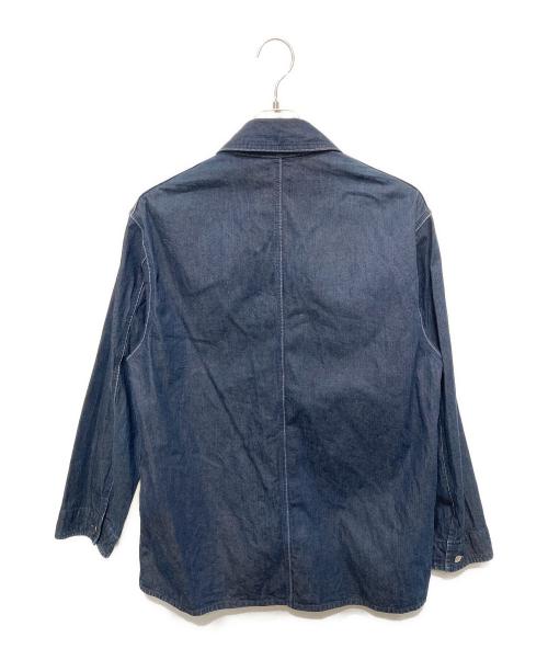 AURALEE（オーラリー）AURALEE (オーラリー) HARD TWIST LIGHT DENIM SHIRTS BLOUSON／ハード ツイスト ライト デニム シャツ ブルゾン インディゴ サイズ:３の古着・服飾アイテム