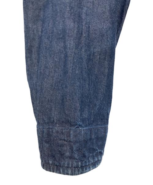 AURALEE（オーラリー）AURALEE (オーラリー) HARD TWIST LIGHT DENIM SHIRTS BLOUSON／ハード ツイスト ライト デニム シャツ ブルゾン インディゴ サイズ:３の古着・服飾アイテム