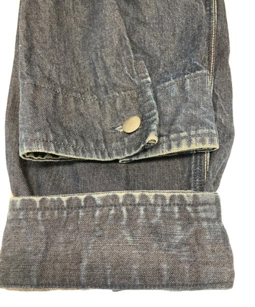 AURALEE（オーラリー）AURALEE (オーラリー) HARD TWIST LIGHT DENIM SHIRTS BLOUSON／ハード ツイスト ライト デニム シャツ ブルゾン インディゴ サイズ:３の古着・服飾アイテム