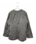 Aimeine (エメイン) ノーカラー シャギー ジャケット グレー サイズ:Ⅿ：15000円