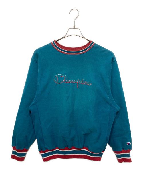 Champion REVERSE WEAVE（チャンピオン リバース ウィーブ）Champion REVERSE WEAVE (チャンピオン リバース ウィーブ) 90’s リバースウィーブスウェット グリーン サイズ:Ⅼの古着・服飾アイテム