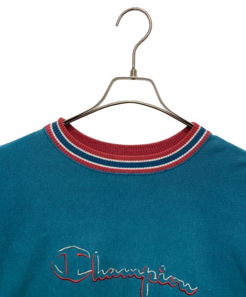 Champion REVERSE WEAVE（チャンピオン リバース ウィーブ）Champion REVERSE WEAVE (チャンピオン リバース ウィーブ) 90’s リバースウィーブスウェット グリーン サイズ:Ⅼの古着・服飾アイテム