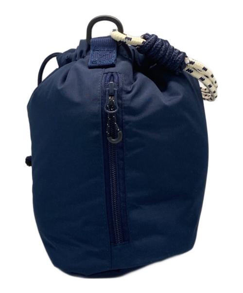 POLO RALPH LAUREN（ポロ・ラルフローレン）POLO RALPH LAUREN (ポロ・ラルフローレン) ワンポイントベア刺繍ショルダーレインバッグ ネイビーの古着・服飾アイテム
