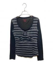 Vivienne Westwood RED LABEL（ヴィヴィアンウエストウッドレッドレーベル）の古着「長袖カットソー」｜ブラック