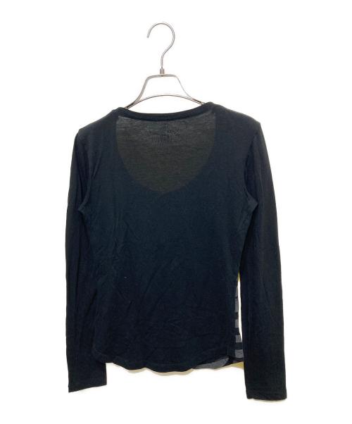 Vivienne Westwood RED LABEL（ヴィヴィアンウエストウッドレッドレーベル）Vivienne Westwood RED LABEL (ヴィヴィアンウエストウッドレッドレーベル) 長袖カットソー ブラック サイズ:3の古着・服飾アイテム