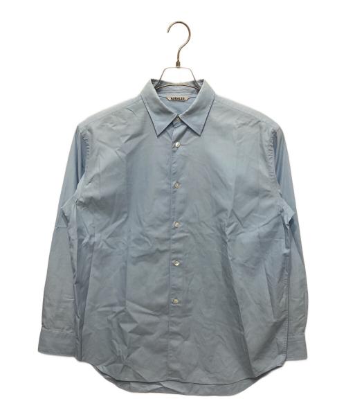AURALEE（オーラリー）AURALEE (オーラリー) WASHED FINX TWILL SHIRT サックスブルー サイズ:１の古着・服飾アイテム