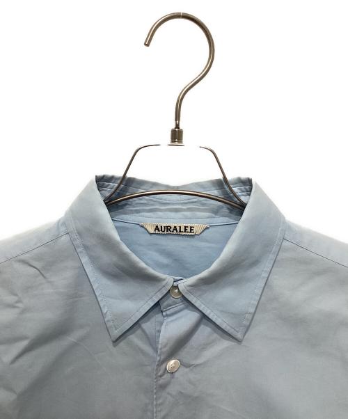 AURALEE（オーラリー）AURALEE (オーラリー) WASHED FINX TWILL SHIRT サックスブルー サイズ:１の古着・服飾アイテム