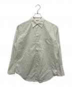 AURALEEオーラリー）の古着「Washed Finx Typewriter Check Shirt」｜イエロー×ブルー