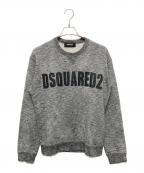 DSQUARED2ディースクエアード）の古着「プリントスウェット」｜グレー