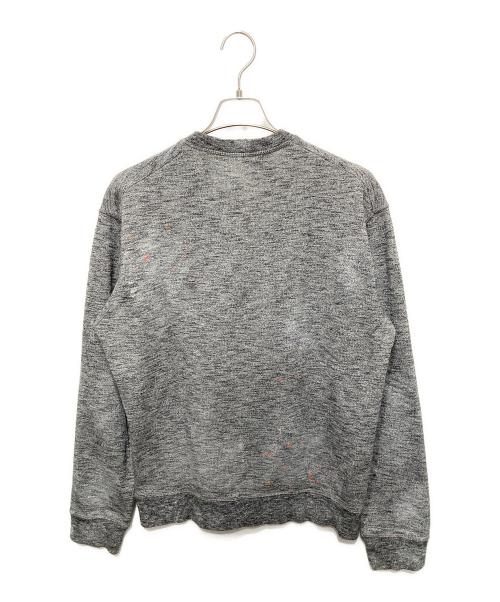 DSQUARED2（ディースクエアード）DSQUARED2 (ディースクエアード) プリントスウェット グレー サイズ:Ⅼの古着・服飾アイテム
