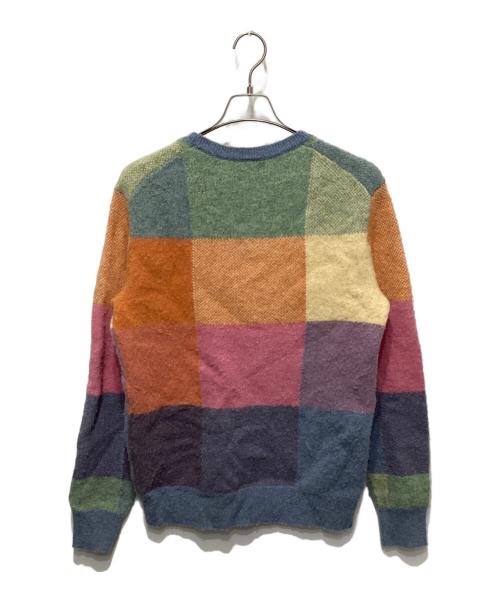 POLO RALPH LAUREN（ポロ・ラルフローレン）POLO RALPH LAUREN (ポロ・ラルフローレン) チェックドウールセーター マルチカラー サイズ:Sの古着・服飾アイテム