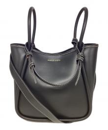 CHARLES & KEITH（チャールズアンドキース）の古着「Lyla ミニライラチューブラートートバッグ」｜ブラック