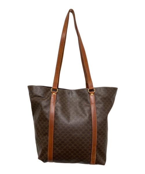 CELINE（セリーヌ）CELINE (セリーヌ) マダム柄トートバッグ ブラウンの古着・服飾アイテム
