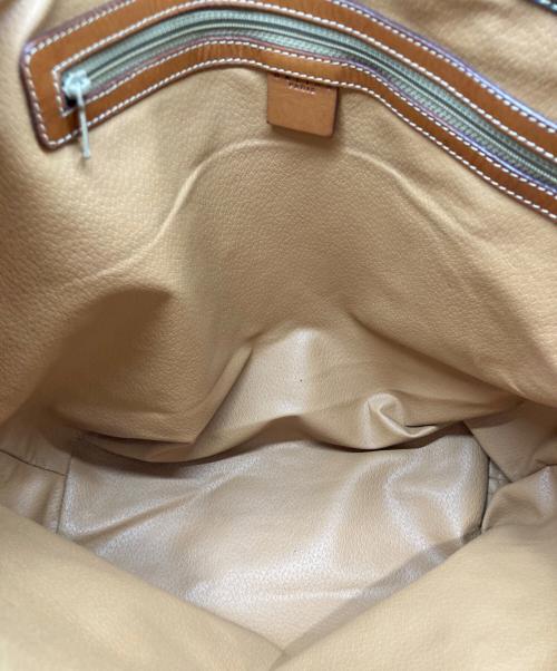 CELINE（セリーヌ）CELINE (セリーヌ) マダム柄トートバッグ ブラウンの古着・服飾アイテム