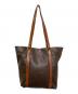 CELINE (セリーヌ) マダム柄トートバッグ ブラウン：20000円