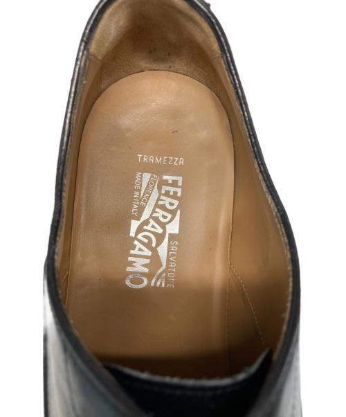 Salvatore Ferragamo（サルヴァトーレ フェラガモ）Salvatore Ferragamo (サルヴァトーレ フェラガモ) tramezza ストレートチップシューズ ブラック サイズ:８EEの古着・服飾アイテム