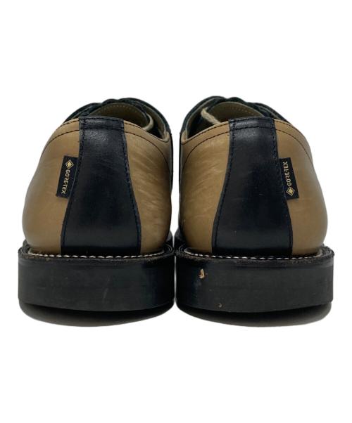REGAL（リーガル）REGAL (リーガル) ゴアテックスサドルオックスフォードシューズ ベージュ×ブラック サイズ:25 1/2の古着・服飾アイテム