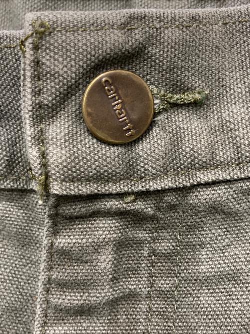 CarHartt（カーハート）CarHartt (カーハート) ウォッシュド ダック ペインターパンツ カーキ サイズ:42の古着・服飾アイテム