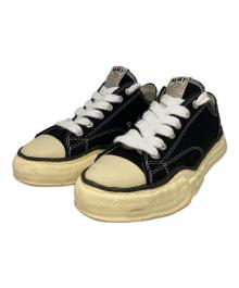 Maison MIHARA YASUHIRO（メゾン ミハラ ヤスヒロ）の古着「PETERSON LOW ローカット キャンバス スニーカー」｜ブラック×ホワイト