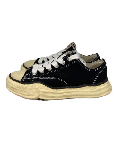 Maison MIHARA YASUHIRO（メゾン ミハラ ヤスヒロ）Maison MIHARA YASUHIRO (メゾン ミハラ ヤスヒロ) PETERSON LOW ローカット キャンバス スニーカー ブラック×ホワイト サイズ:41の古着・服飾アイテム
