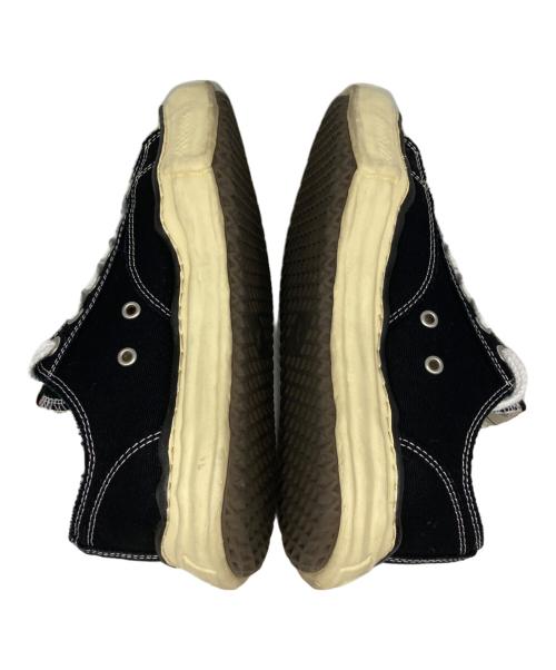 Maison MIHARA YASUHIRO（メゾン ミハラ ヤスヒロ）Maison MIHARA YASUHIRO (メゾン ミハラ ヤスヒロ) PETERSON LOW ローカット キャンバス スニーカー ブラック×ホワイト サイズ:41の古着・服飾アイテム