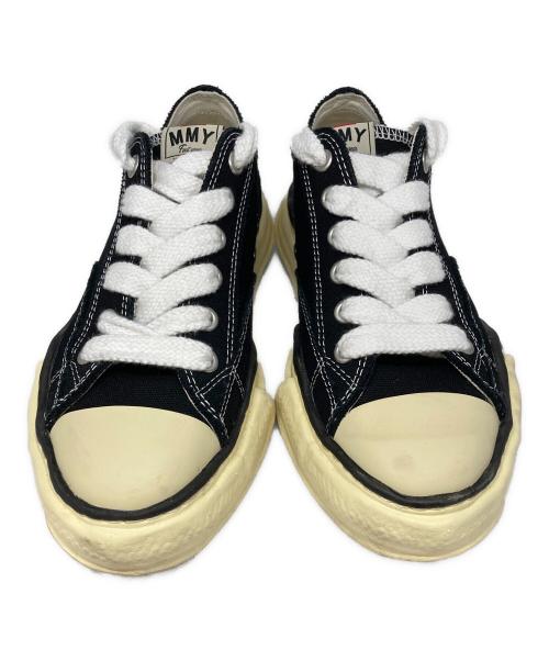 Maison MIHARA YASUHIRO（メゾン ミハラ ヤスヒロ）Maison MIHARA YASUHIRO (メゾン ミハラ ヤスヒロ) PETERSON LOW ローカット キャンバス スニーカー ブラック×ホワイト サイズ:41の古着・服飾アイテム