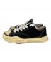 Maison MIHARA YASUHIRO (メゾン ミハラ ヤスヒロ) PETERSON LOW ローカット キャンバス スニーカー ブラック×ホワイト サイズ:41：25000円