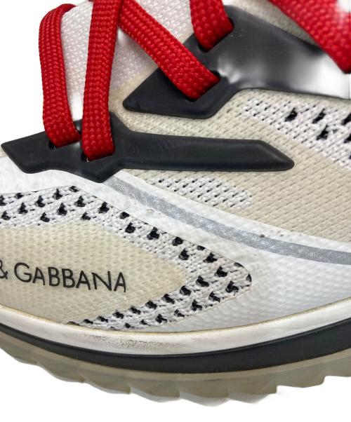 DOLCE & GABBANA（ドルチェ＆ガッバーナ）DOLCE & GABBANA (ドルチェ＆ガッバーナ) ニューソレント メッシュ ローカットスニーカー ホワイト サイズ:41の古着・服飾アイテム
