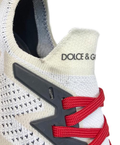 DOLCE & GABBANA（ドルチェ＆ガッバーナ）DOLCE & GABBANA (ドルチェ＆ガッバーナ) ニューソレント メッシュ ローカットスニーカー ホワイト サイズ:41の古着・服飾アイテム