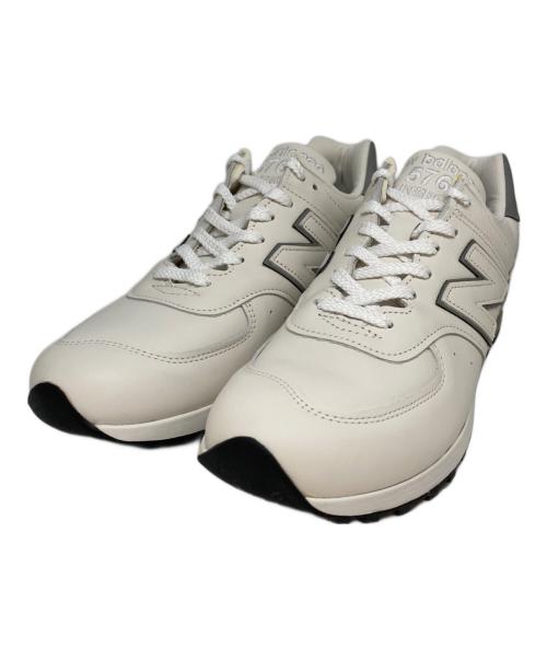 NEW BALANCE（ニューバランス）NEW BALANCE (ニューバランス) M576 レザースニーカー ホワイト サイズ:USA 9 1/2の古着・服飾アイテム