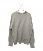 MUSE de Deuxieme Classeミューズ ドゥーズィエム クラス）の古着「SMOOTH TOP CREWNECK PULLOVER／スムーストップクルーネック プルオーバ」｜グレー