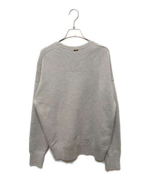 MUSE de Deuxieme Classe（ミューズ ドゥーズィエム クラス）MUSE de Deuxieme Classe (ミューズ ドゥーズィエム クラス) SMOOTH TOP CREWNECK PULLOVER／スムーストップクルーネック プルオーバ グレー サイズ:FREEの古着・服飾アイテム