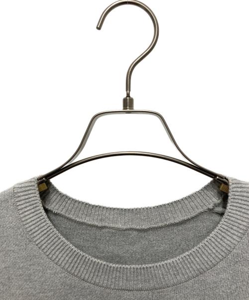 MUSE de Deuxieme Classe（ミューズ ドゥーズィエム クラス）MUSE de Deuxieme Classe (ミューズ ドゥーズィエム クラス) SMOOTH TOP CREWNECK PULLOVER／スムーストップクルーネック プルオーバ グレー サイズ:FREEの古着・服飾アイテム