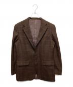 Paul Smith Londonポールスミスロンドン）の古着「チェック柄3Bテーラードジャケット」｜ブラウン