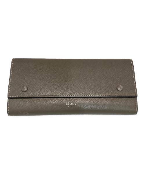 CELINE（セリーヌ）CELINE (セリーヌ) 長財布 グレーの古着・服飾アイテム