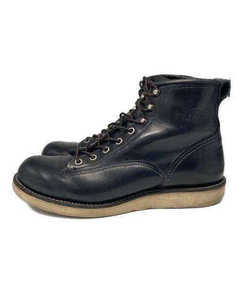 RED WING（レッドウィング）RED WING (レッドウィング) ラインマン ブーツ ブラック サイズ:US8 1/2の古着・服飾アイテム