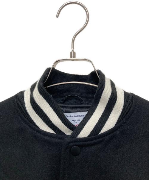 butwin（バトウィン）butwin (バトウィン) 袖レザースタジャン ブラック サイズ:Ⅿの古着・服飾アイテム