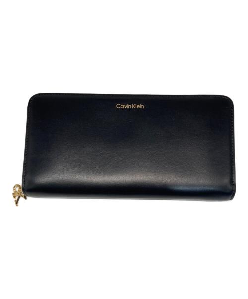 Calvin Klein（カルバンクライン）Calvin Klein (カルバンクライン) 長財布 ブラックの古着・服飾アイテム
