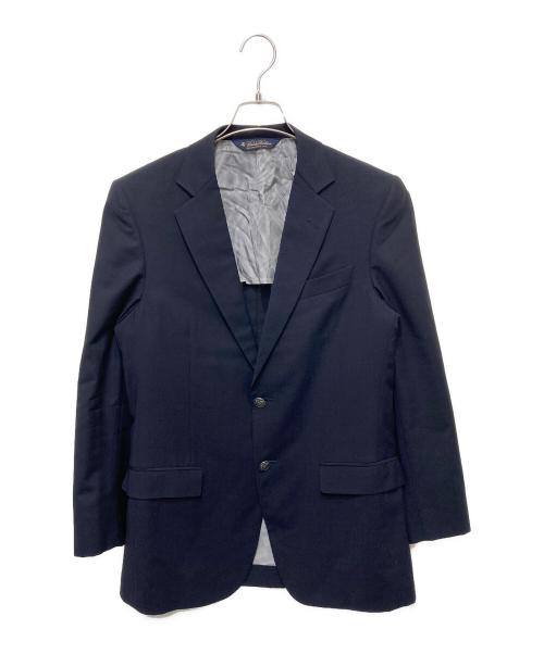 BROOKS BROTHERS（ブルックスブラザーズ）BROOKS BROTHERS (ブルックスブラザーズ) ロゴボタンブレザー ブラック サイズ:37SHTの古着・服飾アイテム