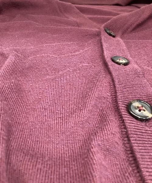 Maison Margiela（メゾンマルジェラ）Maison Margiela (メゾンマルジェラ) エルボーパッチカーディガン ボルドー サイズ:Sの古着・服飾アイテム