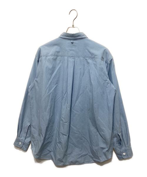 THE NORTH FACE（ザ ノース フェイス）THE NORTH FACE (ザ ノース フェイス) レギュラーカラー シャンブレーフィールドシャツ インディゴ サイズ:XLの古着・服飾アイテム