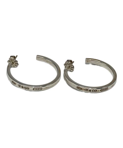 TIFFANY & Co.（ティファニー）TIFFANY & Co. (ティファニー) 1837 ナロー フープ ピアス ミディアム シルバーの古着・服飾アイテム